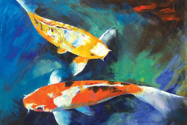 Sanke Koi Painting