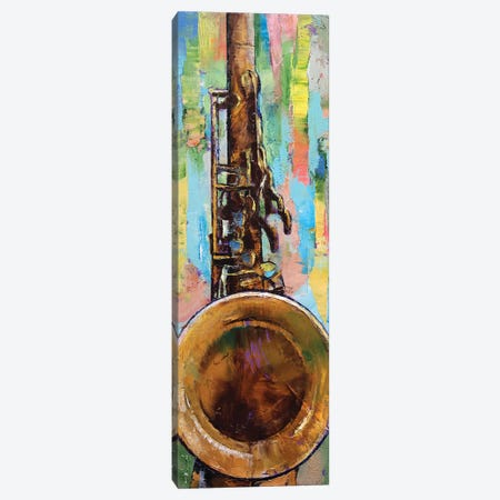 Saxophone Canvas Print #MCR123} by Michael Creese Canvas Wall Art