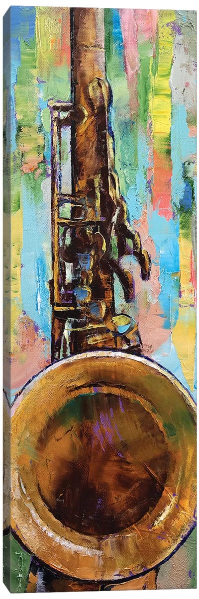 Saxophone Canvas Art Print - Jazz Art