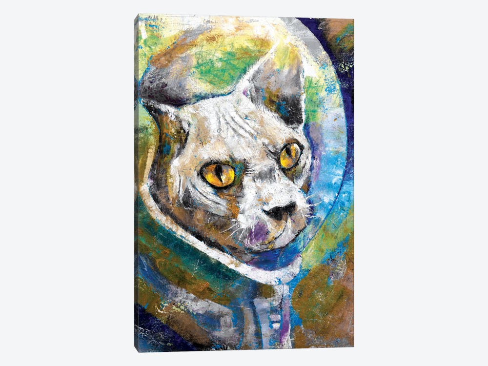 Space Cat by Michael Creese 1-piece Canvas Print