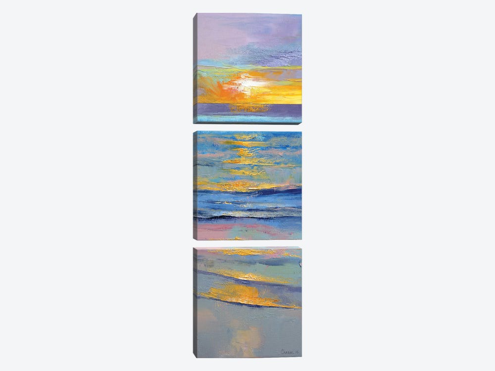 Sunset by Michael Creese 3-piece Art Print