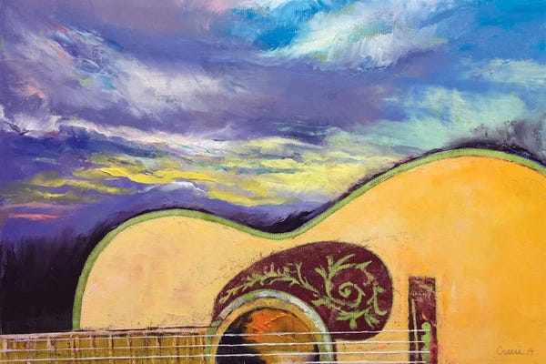Guitars: Sunset Guitar by Michael Creese