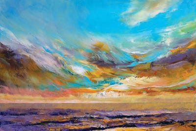 Tahitian Sunset by Michael Creese canvas print