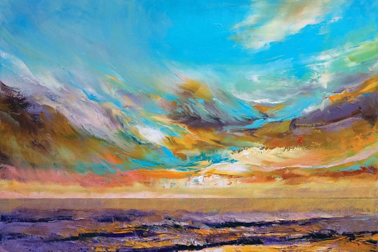 Tahitian Sunset by Michael Creese wall art
