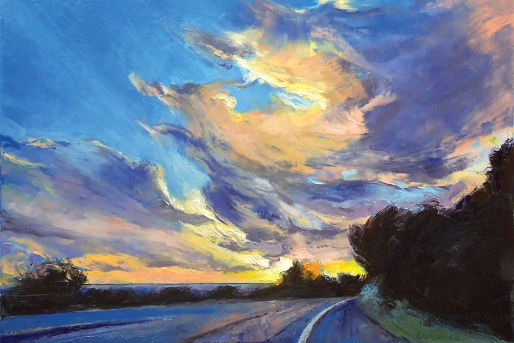 The Road To Sunset Beach by Michael Creese wall art