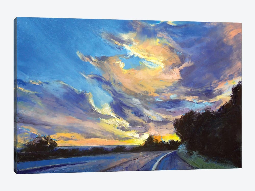 The Road To Sunset Beach by Michael Creese 1-piece Canvas Wall Art