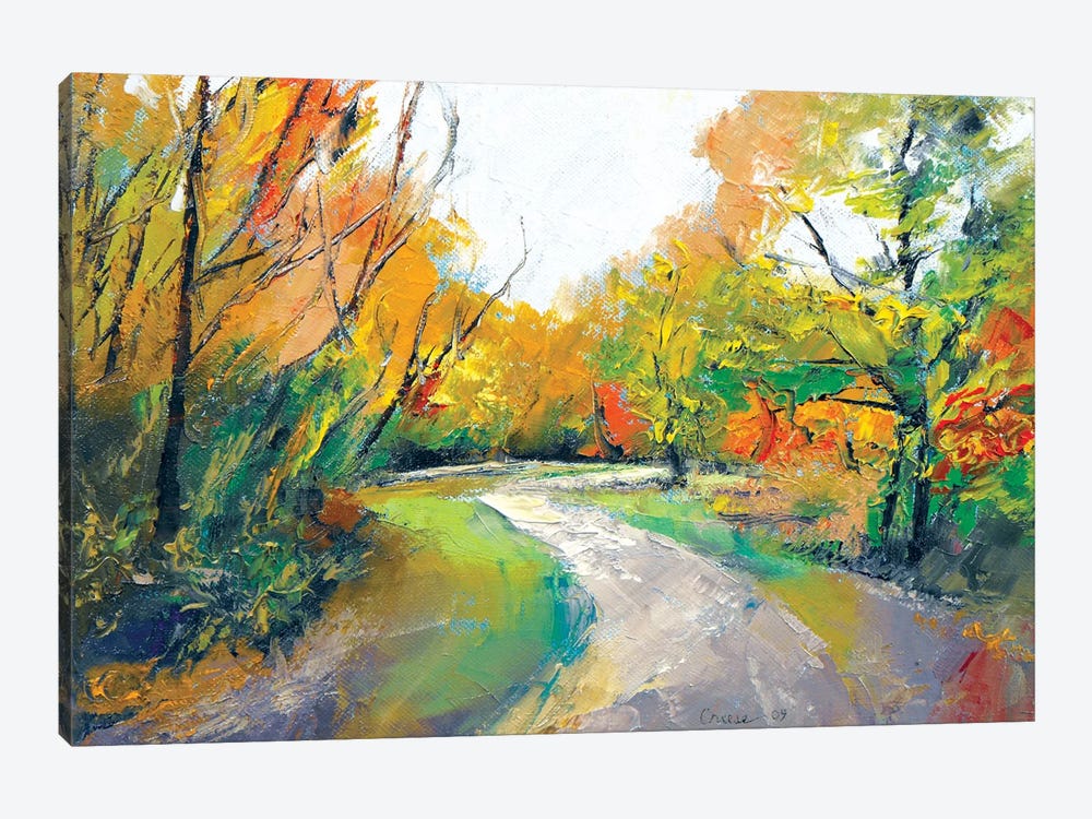 Autumn Woodland Path by Michael Creese 1-piece Art Print