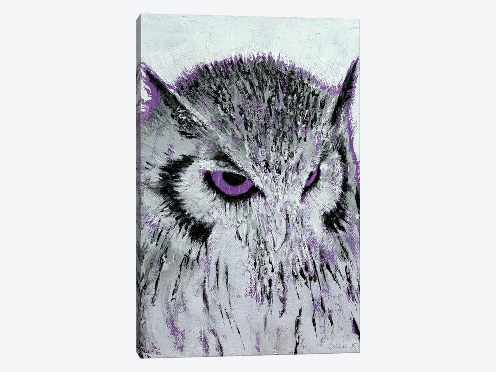 Violet Owl by Michael Creese 1-piece Canvas Art