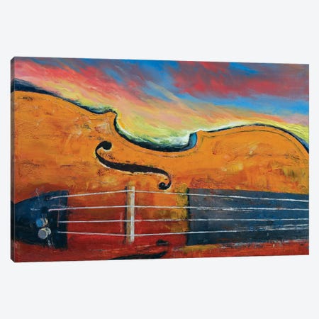 Violin Canvas Print #MCR143} by Michael Creese Canvas Artwork