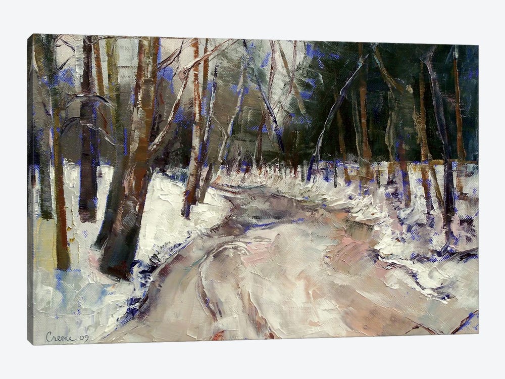 Winter Creek by Michael Creese 1-piece Canvas Print