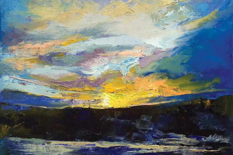 Winter Sunset by Michael Creese wall art