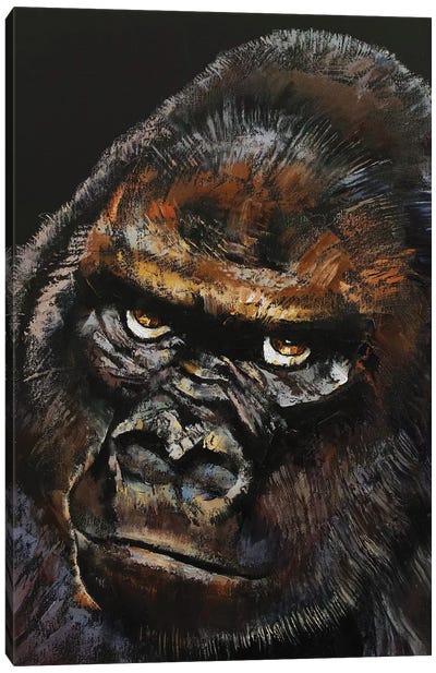 Gorilla Canvas Art Print - Michael Creese