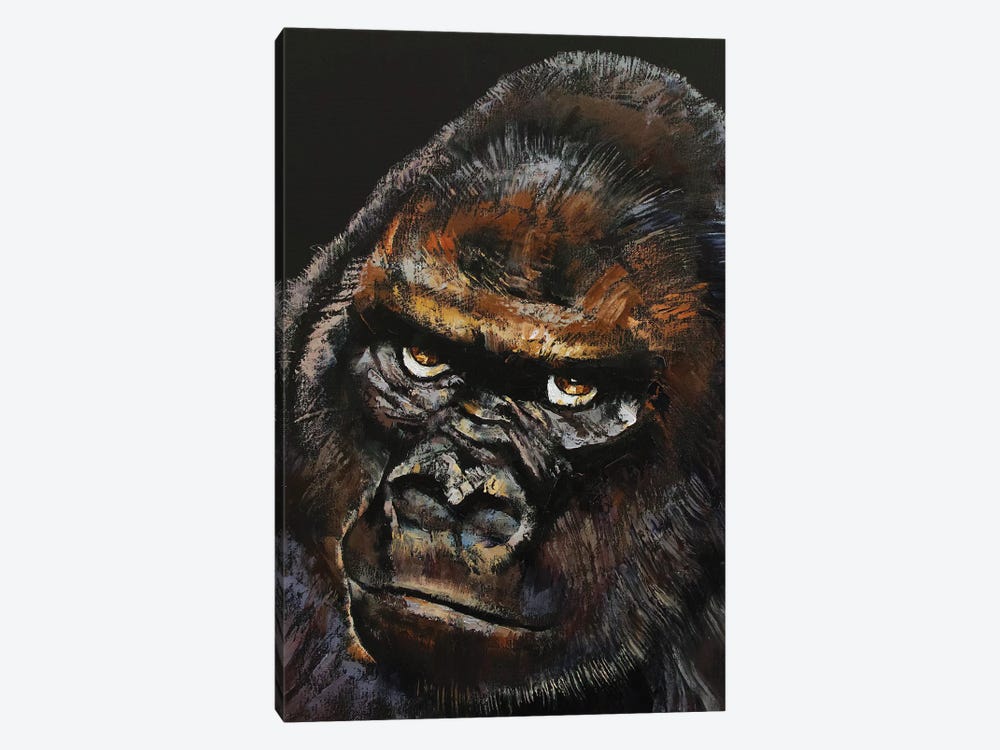 Gorilla by Michael Creese 1-piece Canvas Art Print