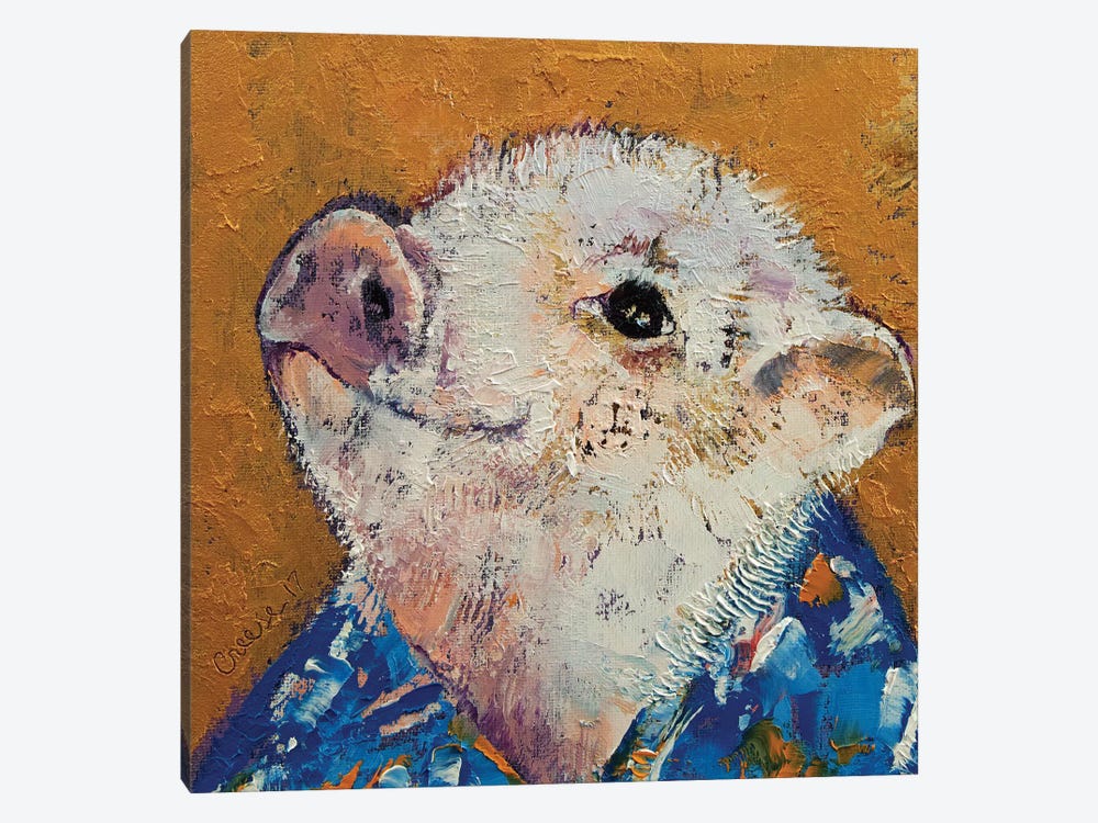 Little Piggy by Michael Creese 1-piece Canvas Artwork
