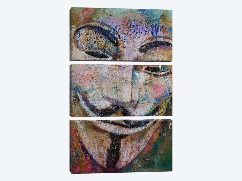 Anonymous  by Michael Creese 3-piece Canvas Print