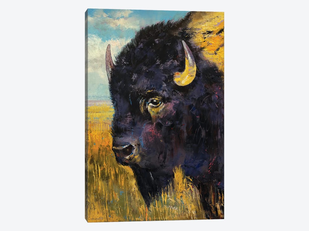 Bison  by Michael Creese 1-piece Canvas Print