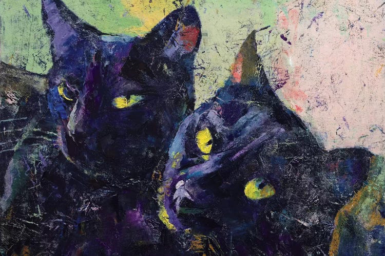 Black Cats by Michael Creese wall art