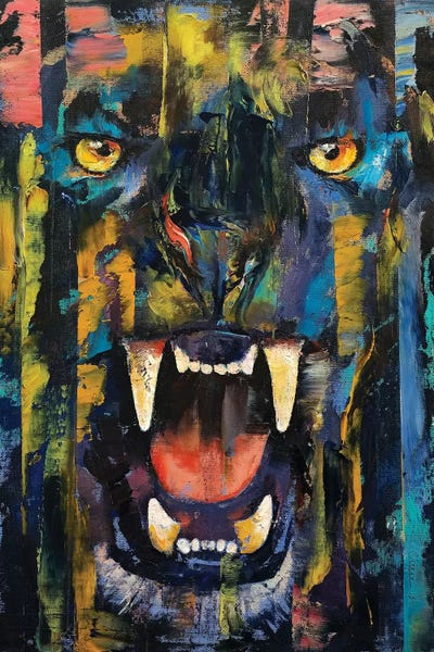 Black Panther  by Michael Creese canvas print