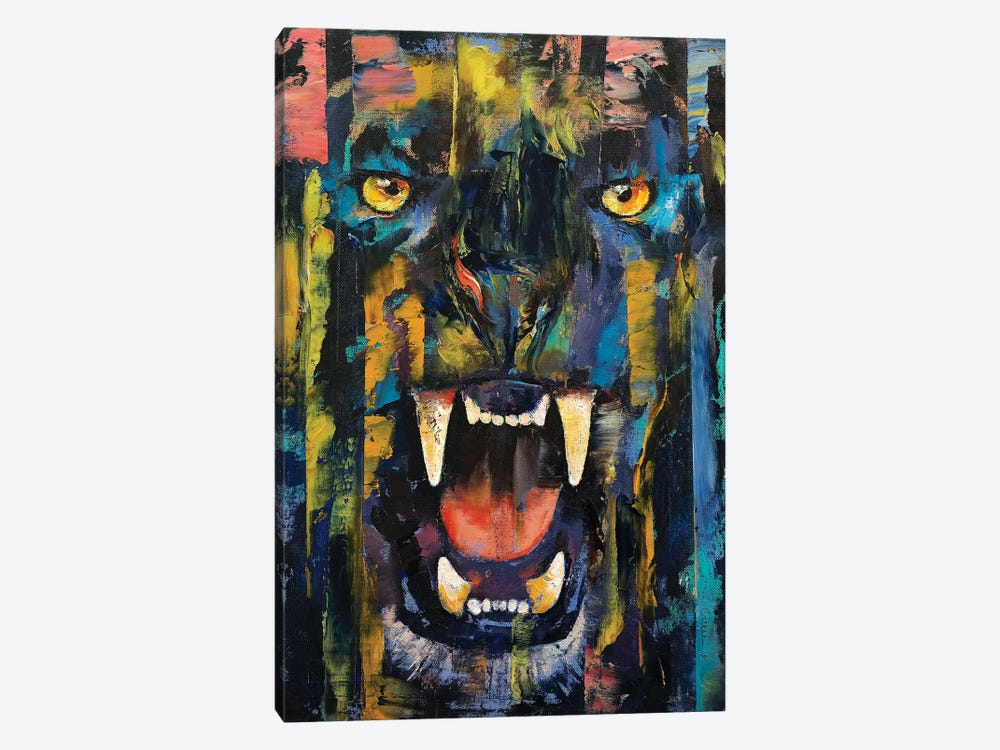 Black Panther Canvas Art By Michael Creese Icanvas