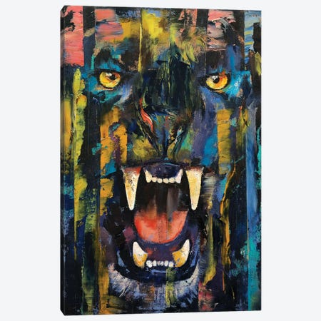 Black Panther  Canvas Print #MCR171} by Michael Creese Canvas Print