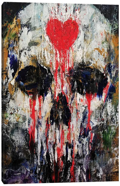 Bleeding Heart  Canvas Art Print - Michael Creese