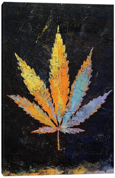 Cannabis  Canvas Art Print - Michael Creese