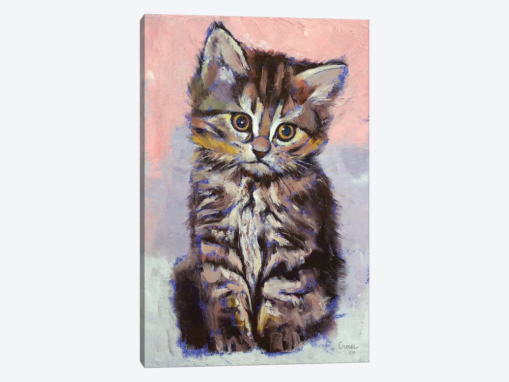 Kitten  by Michael Creese 1-piece Canvas Artwork