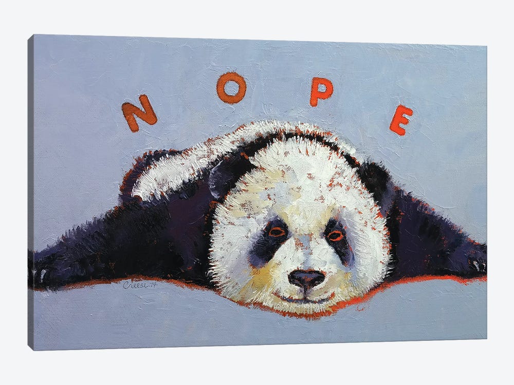 Nope  by Michael Creese 1-piece Canvas Print
