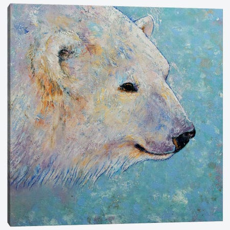 Polar Bear  Canvas Print #MCR200} by Michael Creese Canvas Print