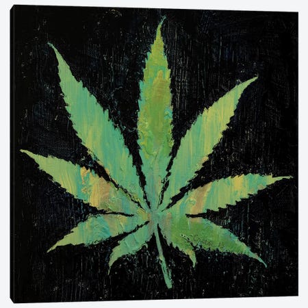 Pot Leaf  Canvas Print #MCR201} by Michael Creese Canvas Print