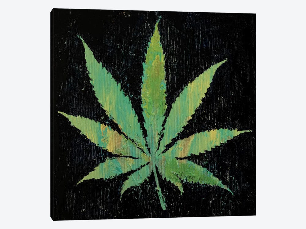 Pot Leaf  by Michael Creese 1-piece Art Print