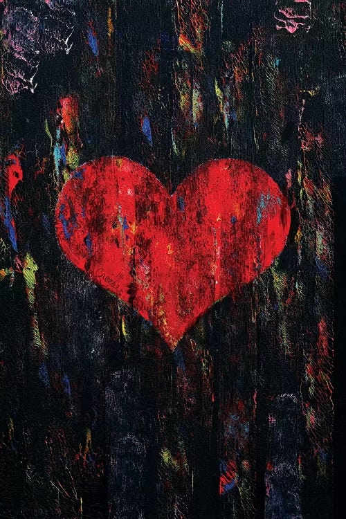 Red Heart  by Michael Creese wall art
