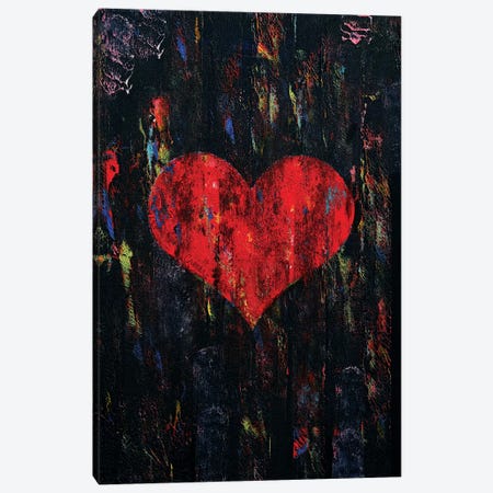 Red Heart  Canvas Print #MCR203} by Michael Creese Art Print