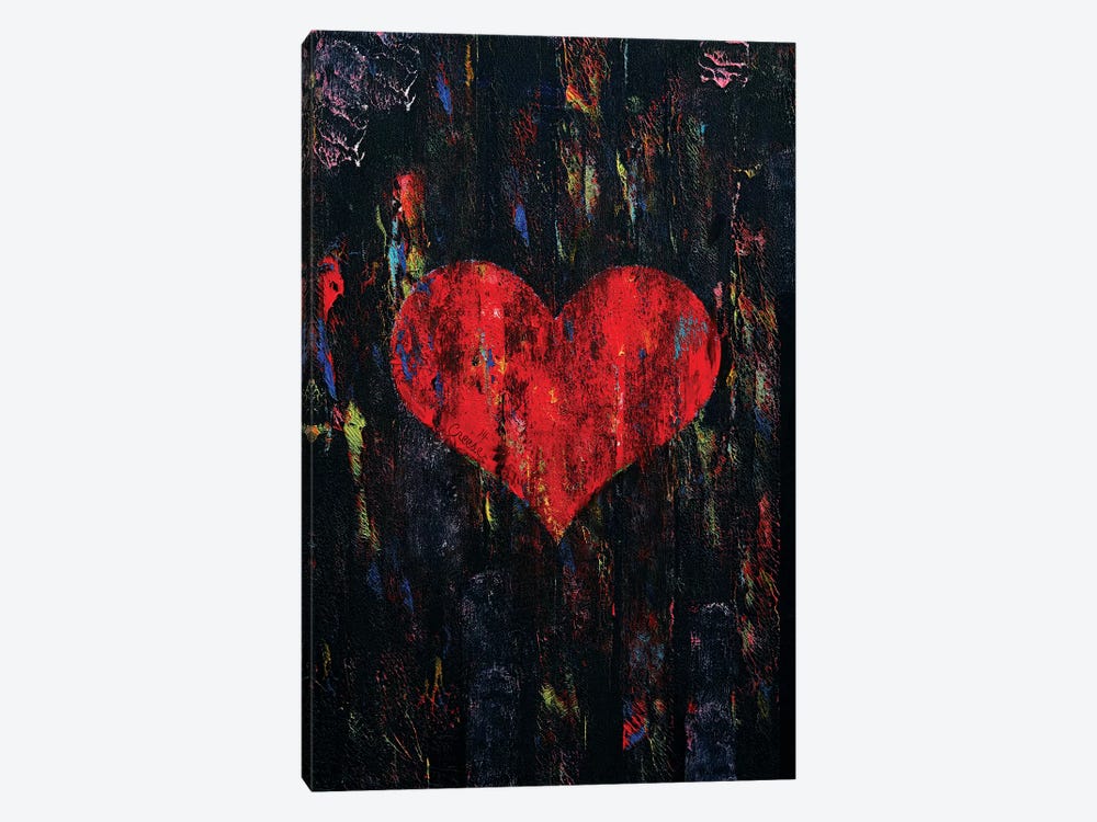 Red Heart  by Michael Creese 1-piece Canvas Art Print