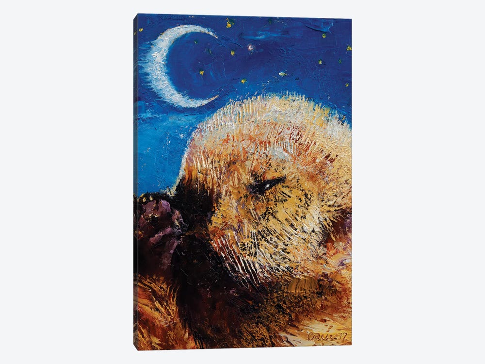 Sea Otter Pup  by Michael Creese 1-piece Canvas Wall Art