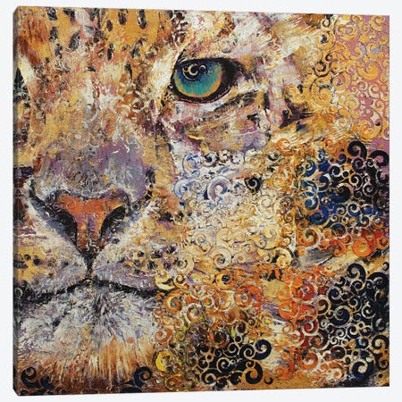 Leopard Dynasty Canvas Print #MCR217} by Michael Creese Canvas Print