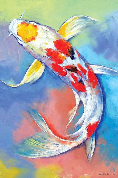 Koi: Butterfly Koi Fish by Michael Creese