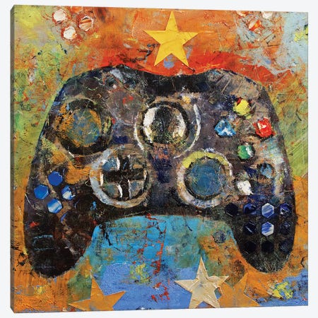 Game Controller Canvas Print #MCR227} by Michael Creese Canvas Art