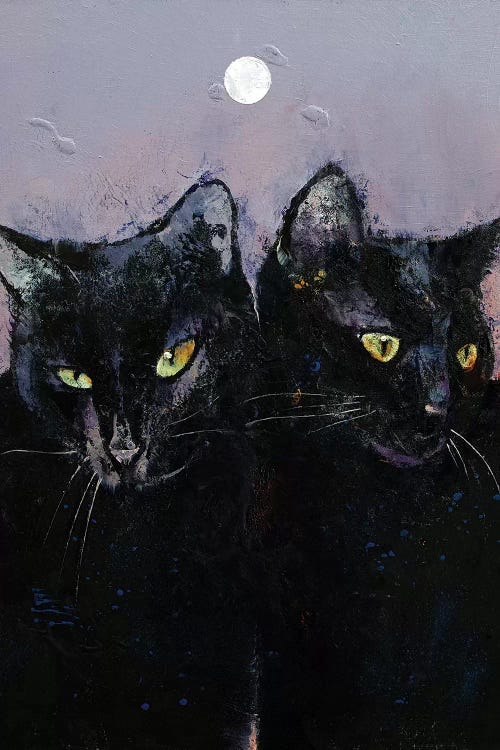 Gothic Cats by Michael Creese wall art