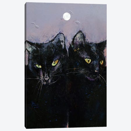 Gothic Cats Canvas Print #MCR228} by Michael Creese Canvas Art Print