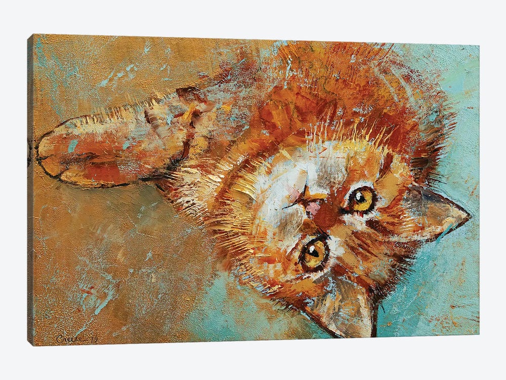 Little Tiger by Michael Creese 1-piece Canvas Art Print