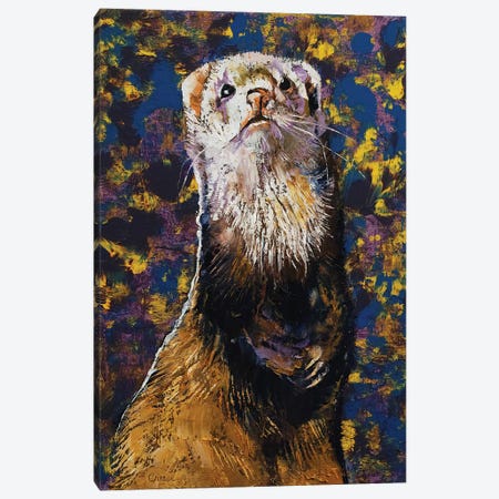 Regal Ferret Canvas Print #MCR232} by Michael Creese Canvas Artwork