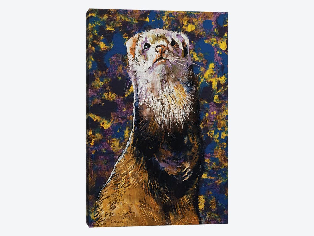 Regal Ferret by Michael Creese 1-piece Canvas Art Print