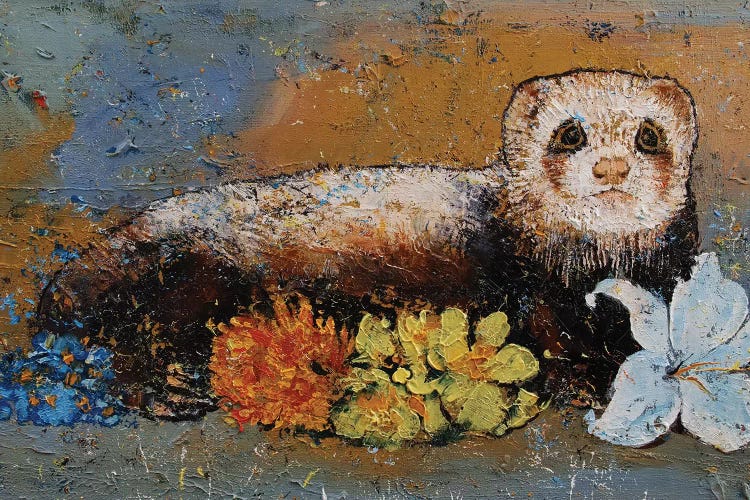 Ferret Splendor by Michael Creese wall art