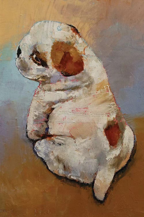 Naughty Puppy by Michael Creese wall art