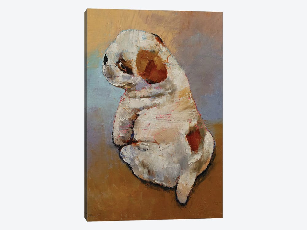 Naughty Puppy by Michael Creese 1-piece Art Print