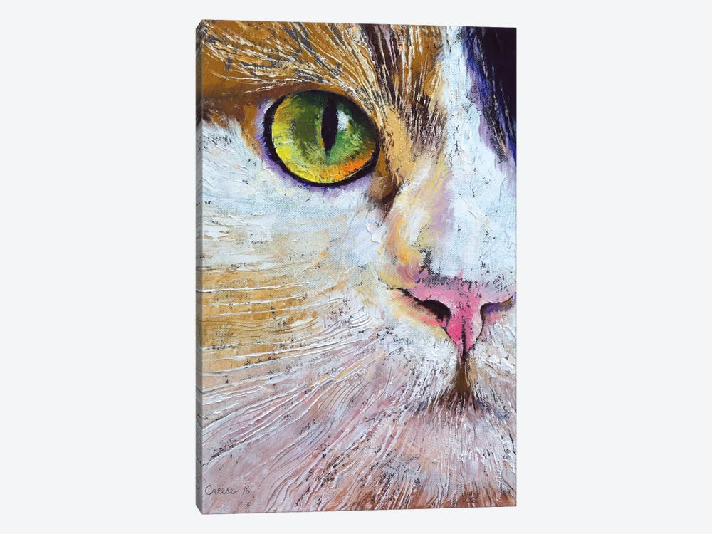 Calico Cat by Michael Creese 1-piece Canvas Art Print