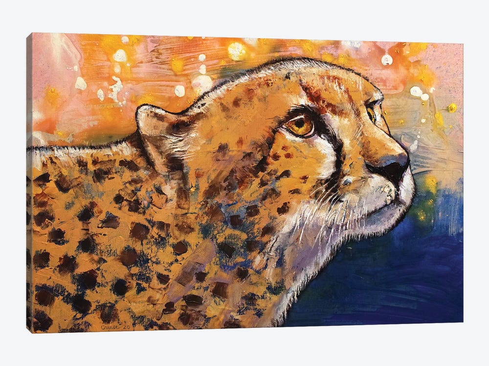 Cheetah Colors by Michael Creese 1-piece Canvas Art