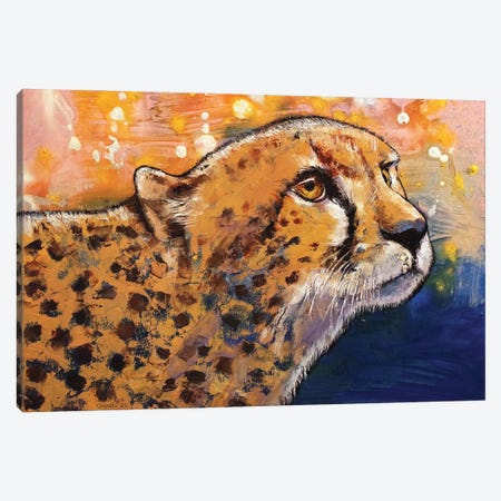 Cheetah Colors Canvas Print #MCR251} by Michael Creese Canvas Wall Art