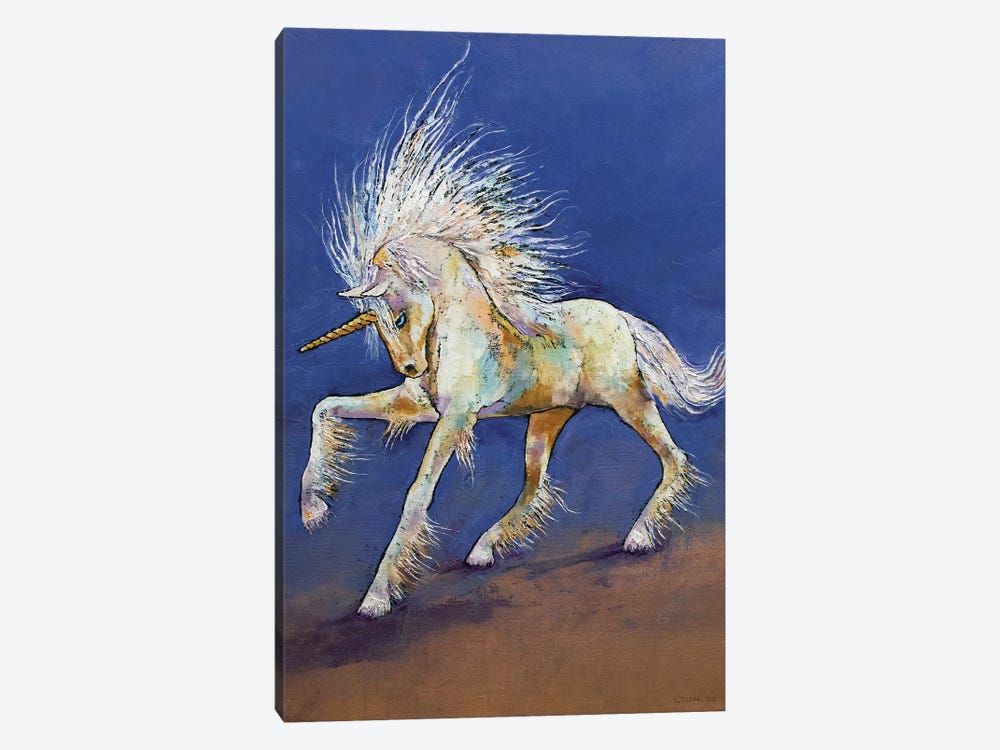 Baby Unicorn by Michael Creese 1-piece Art Print